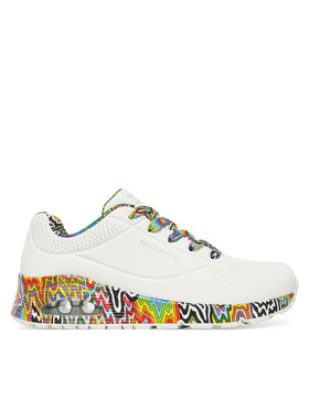Skechers Skechers Sportcipők Jen Stark: Uno - Mini Drip 177959/WMLT Fehér