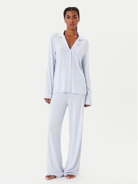 Guess Guess Pijama O4BX07 KCIN2 Albastru celest Regular Fit