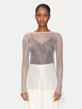 Marella Marella Blusa Rino 2513941011 Bianco Slim Fit