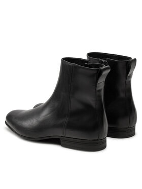 Calvin Klein Gležnjače Boot W/ Zip Lth HM0HM01501 Crna