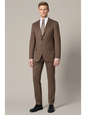 Lancerto Lancerto Garnitur Pontevedra GA073126000013 Brązowy Slim Fit