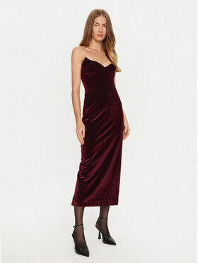BARDOT BARDOT Koktélruha Camelia 59535DB Bordó Slim Fit