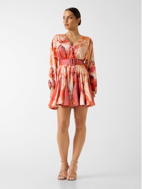 Marciano Guess Marciano Guess Ежедневна рокля 181765 Оранжев Classic Fit