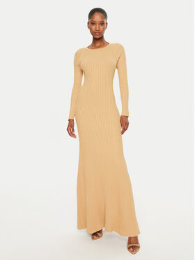 BARDOT BARDOT Úpletové šaty 59510DB Žltá Slim Fit