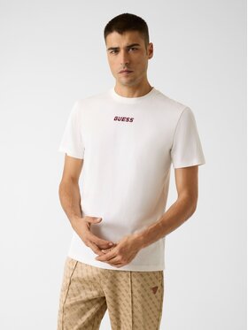 Guess Guess T-Shirt 180353 Beżowy Classic Fit