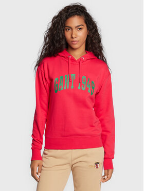 Gant Gant Pulóver Logo 4200661 Rózsaszín Regular Fit