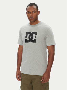 DC DC T-Shirt ADYZT05373 Szary Regular Fit