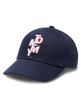 Tommy Hilfiger Tommy Hilfiger Șapcă Tommy Logo Cap AU0AU01600 Bleumarin