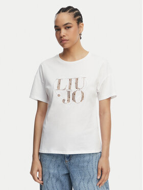 Liu Jo Liu Jo T-Shirt WA6489 JS923 Bílá Regular Fit