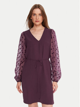 Vero Moda Vero Moda Sukienka koktajlowa Alva 10337473 Fioletowy Regular Fit