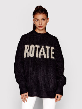 ROTATE ROTATE Sweater Brandy RT1729 Fekete Oversize