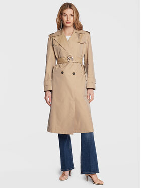 Pinko Pinko Trench 100234 A0IQ Beige Regular Fit