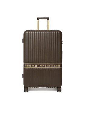 Nine West Nine West Veľký kufor CEO-NW-L-001-10 Tmavo hnedá