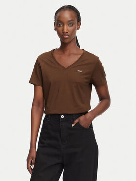 HUGO HUGO T-Shirt Classic 50513667 Braun Slim Fit