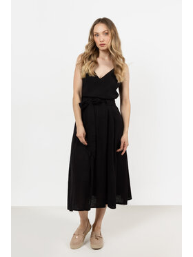Awama Awama Spódnica A723 Czarny Basic Fit