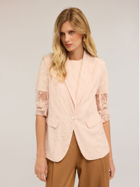 Motivi Motivi Giacca outdoor R179Q001048N006 Rosa Slim Fit