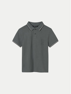 Mayoral Mayoral Тениска с яка и копчета 6133 Зелен Regular Fit