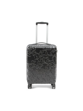 TOUS TOUS Valigia rigida piccola Trolley Albatana 2001117051 Nero