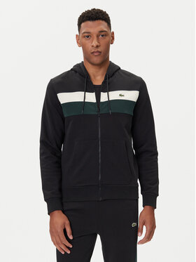 Lacoste Lacoste Bluză SH5913 Negru Regular Fit