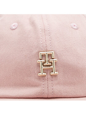 Tommy Hilfiger Kapa S šiltom Naturally Th Soft Cap AW0AW14528 Roza