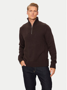 Jack&Jones Jack&Jones Sweter Frederiksberg 12262055 Brązowy Loose Fit