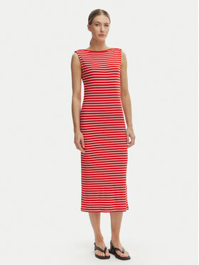 Tommy Hilfiger Tommy Hilfiger Vsakodnevna obleka WW0WW49311 Rdeča Slim Fit