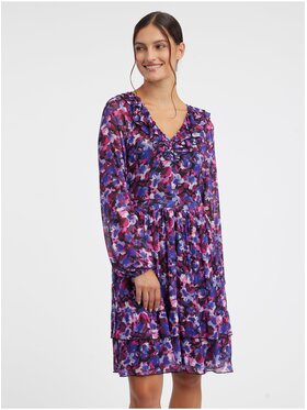 Orsay Orsay Sukienka 442284317000__34 Fioletowy Regular Fit