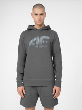 4F 4F Sweatshirt 4FSS23TSWSM233 Grau Regular Fit