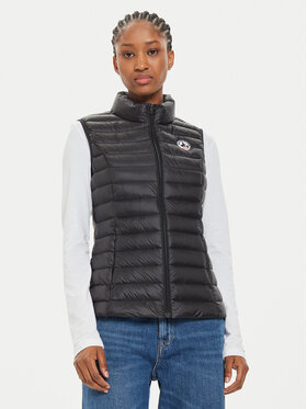 Jott Jott Prsluk Seda P000WDOW04 Crna Slim Fit