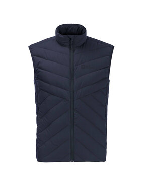 Jack Wolfskin Jack Wolfskin Kamizelka Jack Wolfskin Athletic Down Vest M Granatowy Regular Fit