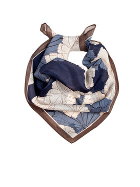 ALLORA BE UNIQUE ALLORA BE UNIQUE Apaszka 70% cotton, 30% silk Niebieski