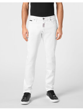 PHILIPP PLEIN PHILIPP PLEIN Jeans 23499 Bianco Straight Leg