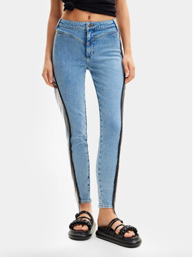 Desigual Desigual Jeansy Lena 24SWDD70 Modrá Skinny Fit