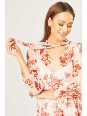 QUIOSQUE QUIOSQUE Sukienka codzienna MARIKA DRESS Różowy Regular Fit