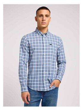 Lee Lee Koszula LEE BUTTON DOWN Niebieski Regular Fit