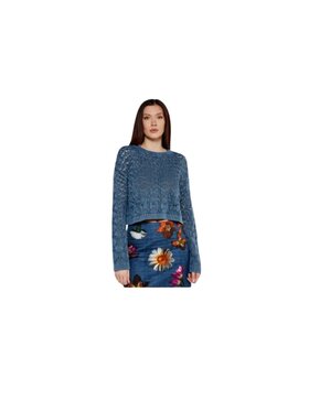 Desigual Desigual Πουλόβερ Maglia reine Μπλε Regular Fit