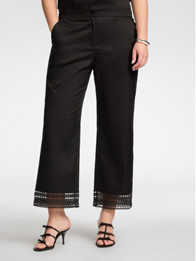 Elena Mirò Elena Mirò Spodnie materiałowe P008P000456N033 Czarny Regular Fit