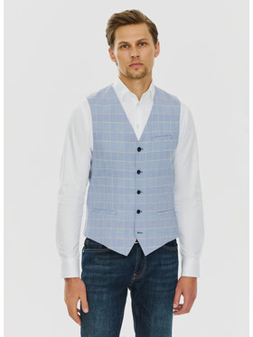 Pako Lorente Pako Lorente Kamizelka P24SF-8X-001 Niebieski Slim Fit