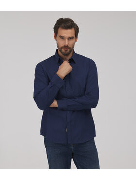 Lee Cooper Lee Cooper Koszula jeansowa VAN Granatowy Regular Fit
