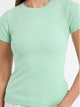 Guess Jeans Guess Jeans T-Shirt 170165 Zielony Classic Fit
