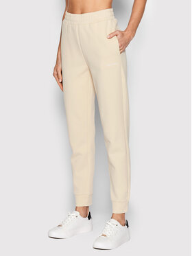 Calvin Klein Calvin Klein Teplákové kalhoty K20K204424 Béžová Regular Fit