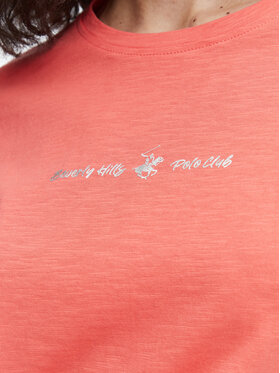 Beverly Hills Polo Club Beverly Hills Polo Club Majica P-SS26W-TS6510 Koral Regular Fit