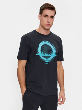 BOSS Boss Тишърт Tee 8 50506372 Тъмносин Regular Fit