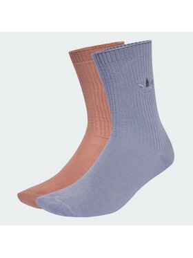 adidas adidas Skarpety krótkie Everyday Icons Crew Sock 2 Per Pack Różowy