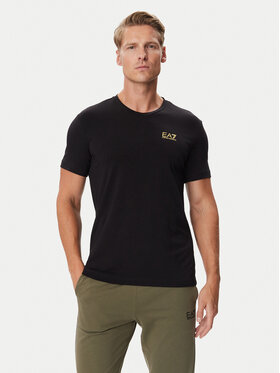 EA7 Emporio Armani EA7 Emporio Armani T-shirt 8NPT27 PJVQZ MC004 Crna Regular Fit
