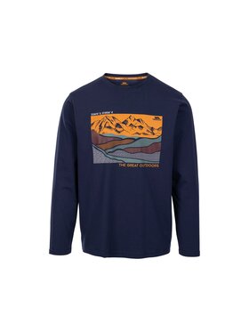 Trespass Trespass T-Shirt Flinder Granatowy Long Fit