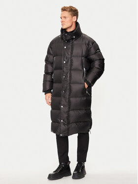 MICHAEL Michael Kors MICHAEL Michael Kors Пуховик UF4208I3SB Чорний Relaxed Fit