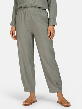 Feba Feba Pantaloni di tessuto F250 Cachi Comfort Fit