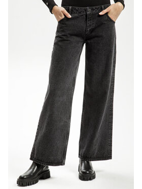 Cross Jeans Cross Jeans Jeansy P 540-007 Czarny Wide Leg