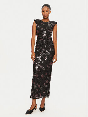 ROTATE ROTATE Rochie cocktail 113312100 Negru Slim Fit